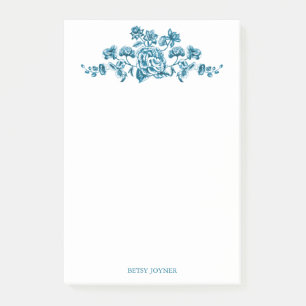 Antika blom- Vines Post-it Block