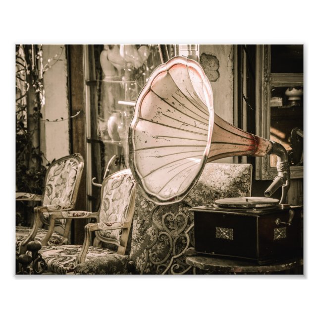 antika butiksposter fototryck (Framsidan)