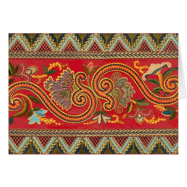 Antika Demoiselles för des för Hälsningskort (Framsidan Horizontal)