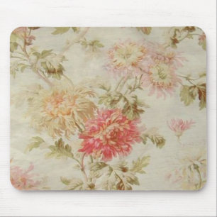 Antika franska blom- Toile Musmatta