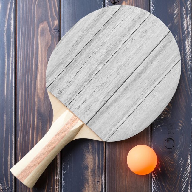 Antika grå träbrädor pingisracket (Skapare uppladdad)