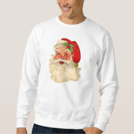Antika gulliga Jolly Santa Lång Ärmad Tröja