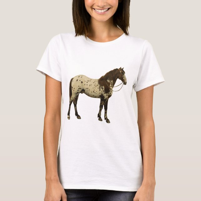 Antika hästar - Appaloosa T-shirt (Framsida)