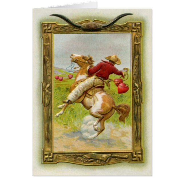 Antika hjärtor 3 hälsningskort (Framsidan)