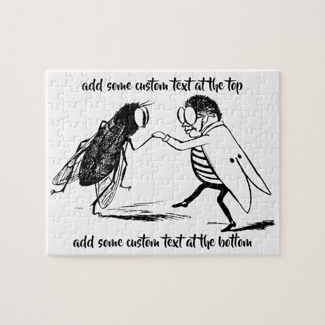 Antika insekter dansar; Fluga Pussel (Horisontell)