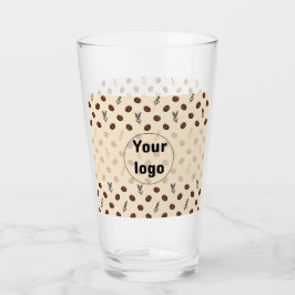 Antika kaffebönor och lavendel Sömlöst Mönster Glaskopp