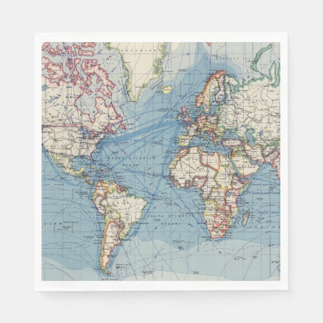 Antika kartpappers servetter (Framsidan)