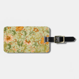 Antika kinesiska prydnader Jones blommor Bagagebricka