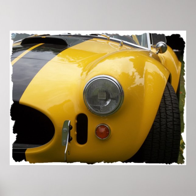 antika klassiska bilar visar obehandlad bild 015 poster (Framsidan)