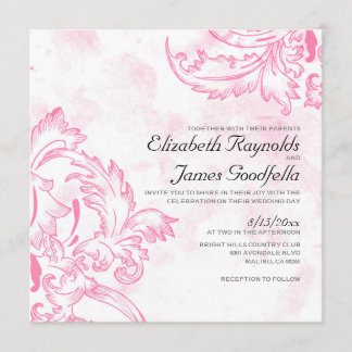 Antika krusidullbröllopinbjudningar inbjudningar