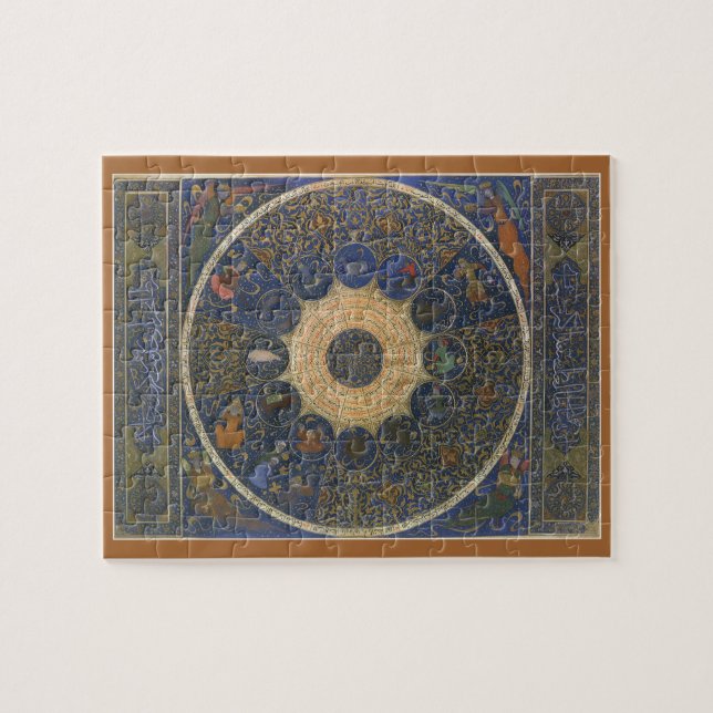 Antika linjaler Horoskop, Antik islamisk Zodiak Pussel (Horisontell)