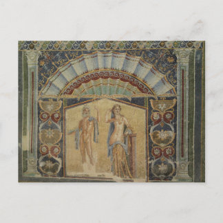 Antika Mosaiker Herculaneum Ruiner Italien Postkor Vykort