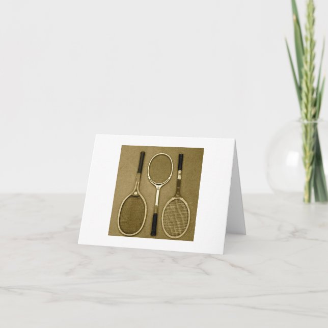 Antika racket kort (Framsida)