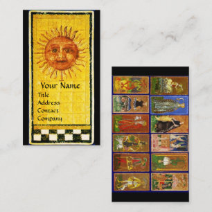 ANTIKA RENAISSANCE OCH SOL VISITKORT