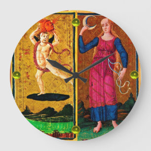 ANTIKA RENAISSANCE/SOL OCH MÅNE STOR KLOCKA