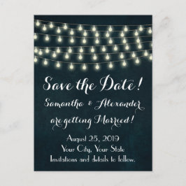 Antika Rustika Strängljus Spara Datumet Meddelande Vykort