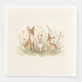 Antika skogspappersservetter pappersservett