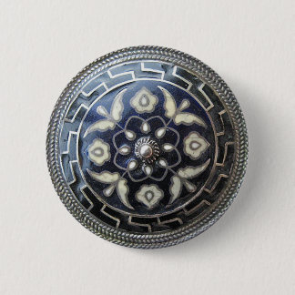 Antika smycken - blommaPin-/broschen knäppas Knapp