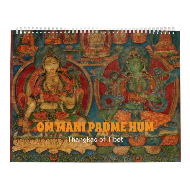Antika tibetanska Thangkas Kalender (Omslag)