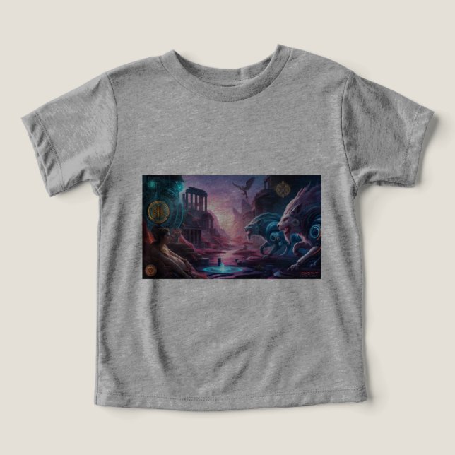 🔱 antika tider: tidslösa formgivningar för modern t shirt (Design Framsida)