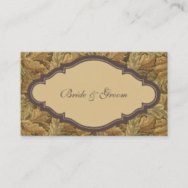 Antika viktorianska varma höstlöv tilläggskort