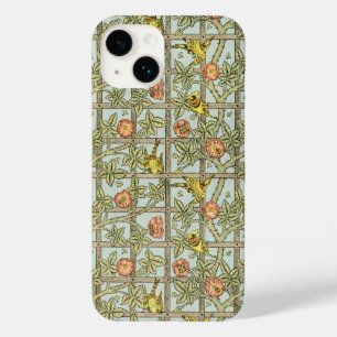 Antika viktorianska William Morris-trädgårdsblommo