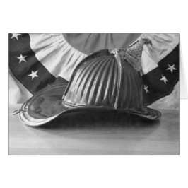 Antikabrandhjälm Hälsningskort