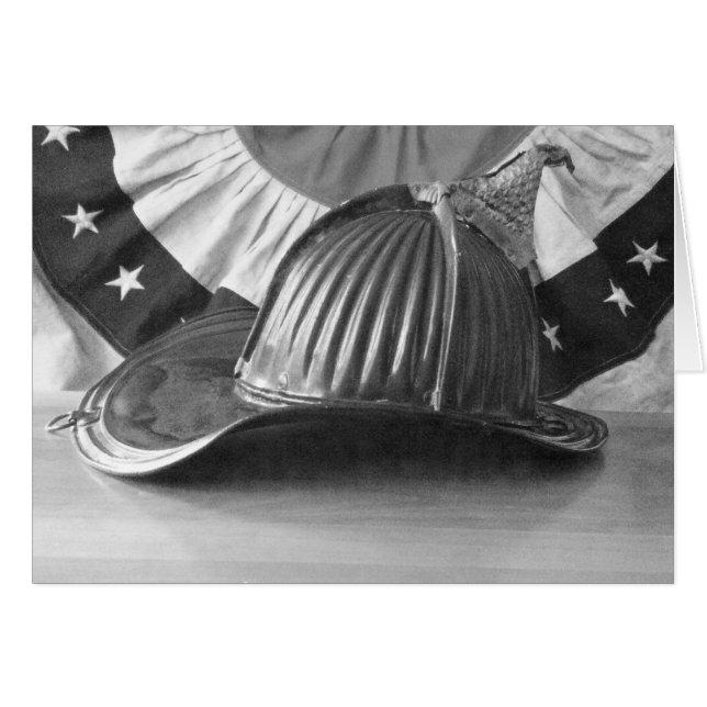 Antikabrandhjälm Hälsningskort (Framsidan Horizontal)