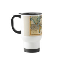 Antikakontinenter för världskarta 1700-tal