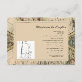 Antikalade riktningar för den gamla världskartan B Tilläggskort