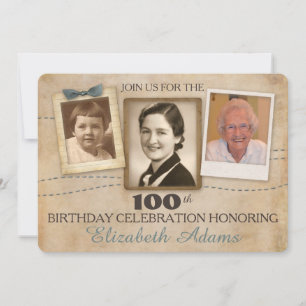 Antikalminnen   Tre fotoinbjudan Inbjudningar