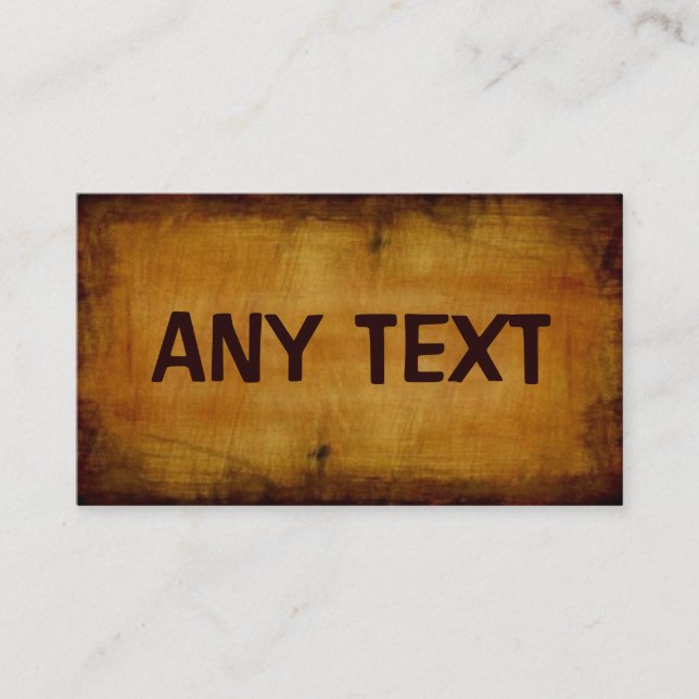 Antikalt Affärskort Visitkort (Framsida)