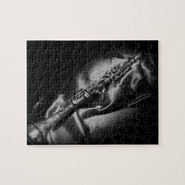 Antikalt, ännu livstid, B&W Pussel (Horisontell)