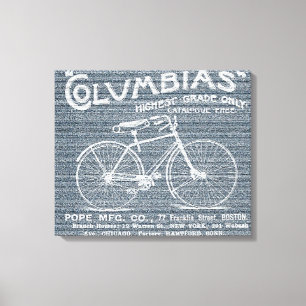 Antikalt gammalmodig cykellykel Jeans Canvas