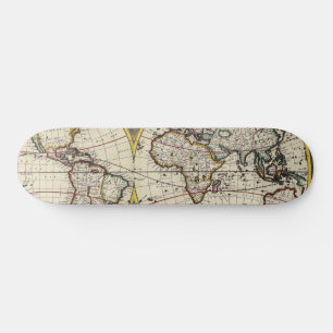 Antikalt Karta inspired (4) Mini Skateboard Bräda 18,5 Cm
