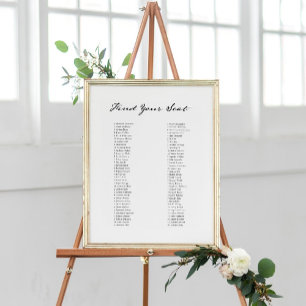 Antikalt kvill - hitta ditt sittplatsschema poster