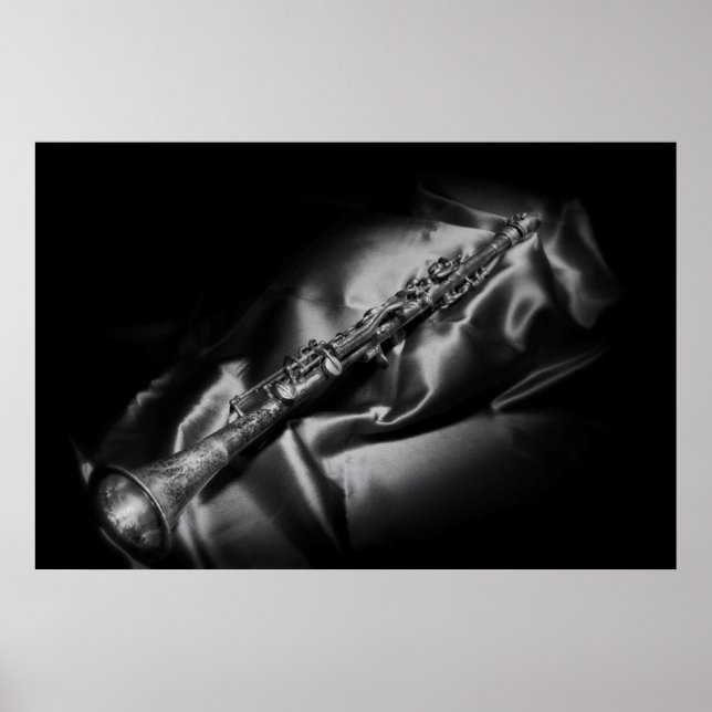 Antikalt, stillastående liv, B&W Poster (Framsidan)
