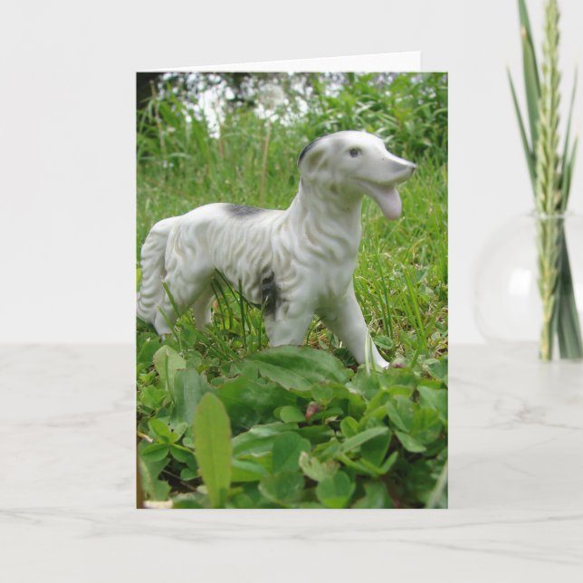 Antikant Hund Kort (Framsida)