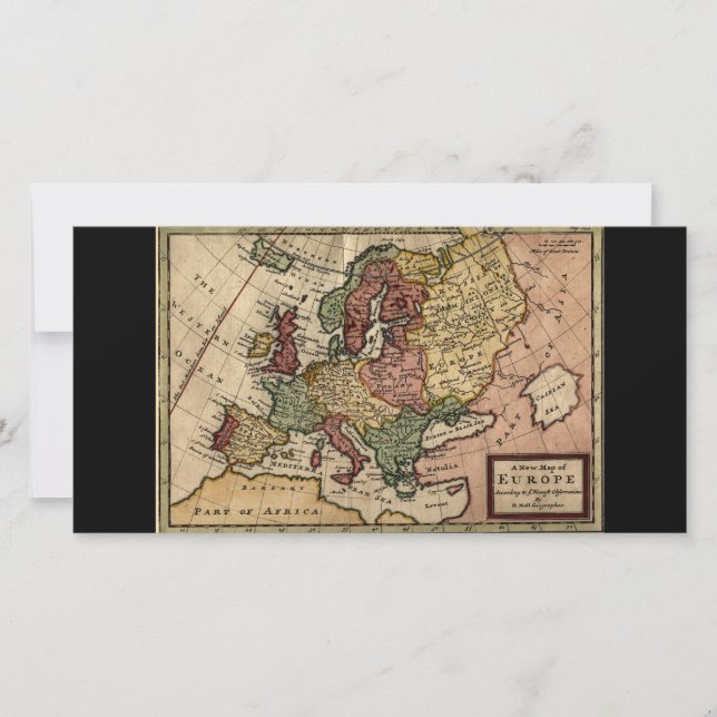 Antikaria 1721 Karta i Europa, ingiven av Herman M (Framsida)