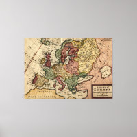 Antikaria 1721 Karta i Europa, ingiven av Herman M