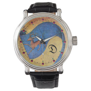 ANTIKAROTER,REVISIONSKORT,FLAGGA AV HJORT MONOGRAM ARMBANDSUR