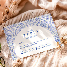 Antikblå Botanisk Studentfest OSA Kort