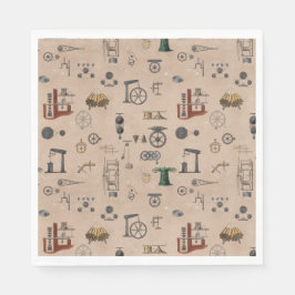 Antikeknisk ingenjörsvetenskap Mönster Pappersservett