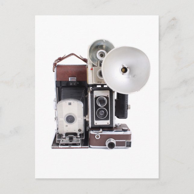 Antikemiska kameror vykort (Framsida)