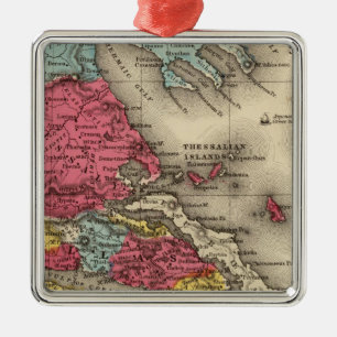 Antikens Grekland 2 Julgransprydnad Metall