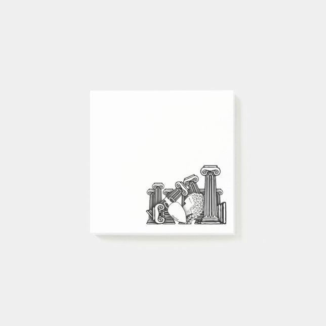 Antikens Grekland Post-it Block (Framsida)