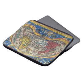 Antikens Hjärtformade världskarta av Peter Apian 1 Laptop Fodral