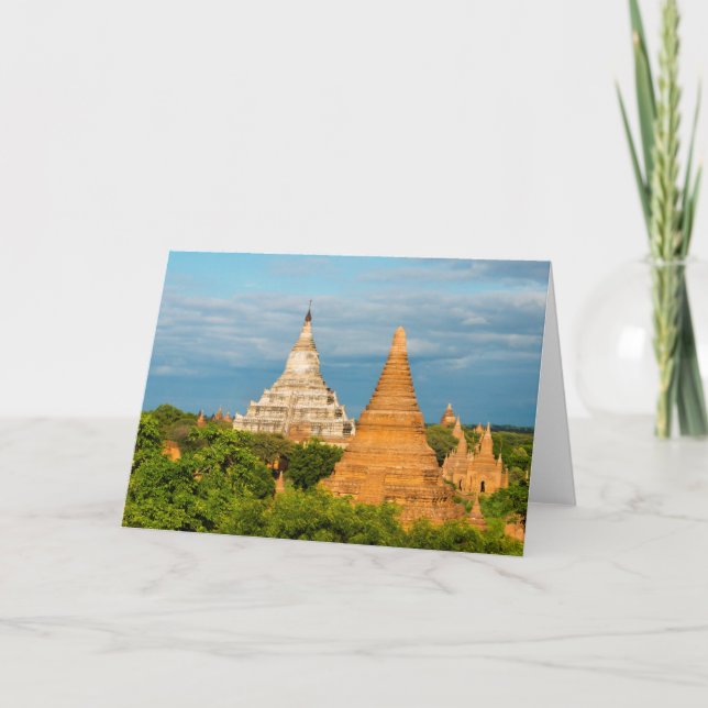 Antikettempler och pagodas| Bagan Kort (Framsida)