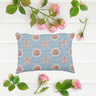 Antikettera Vintage Ro Toile Bows Prydnadskudde