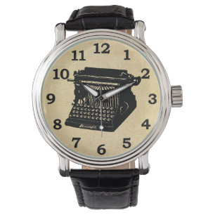 Antiketypwriter, Vintage Bild Armbandsur